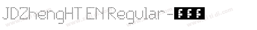 JDZhengHT EN Regular字体转换